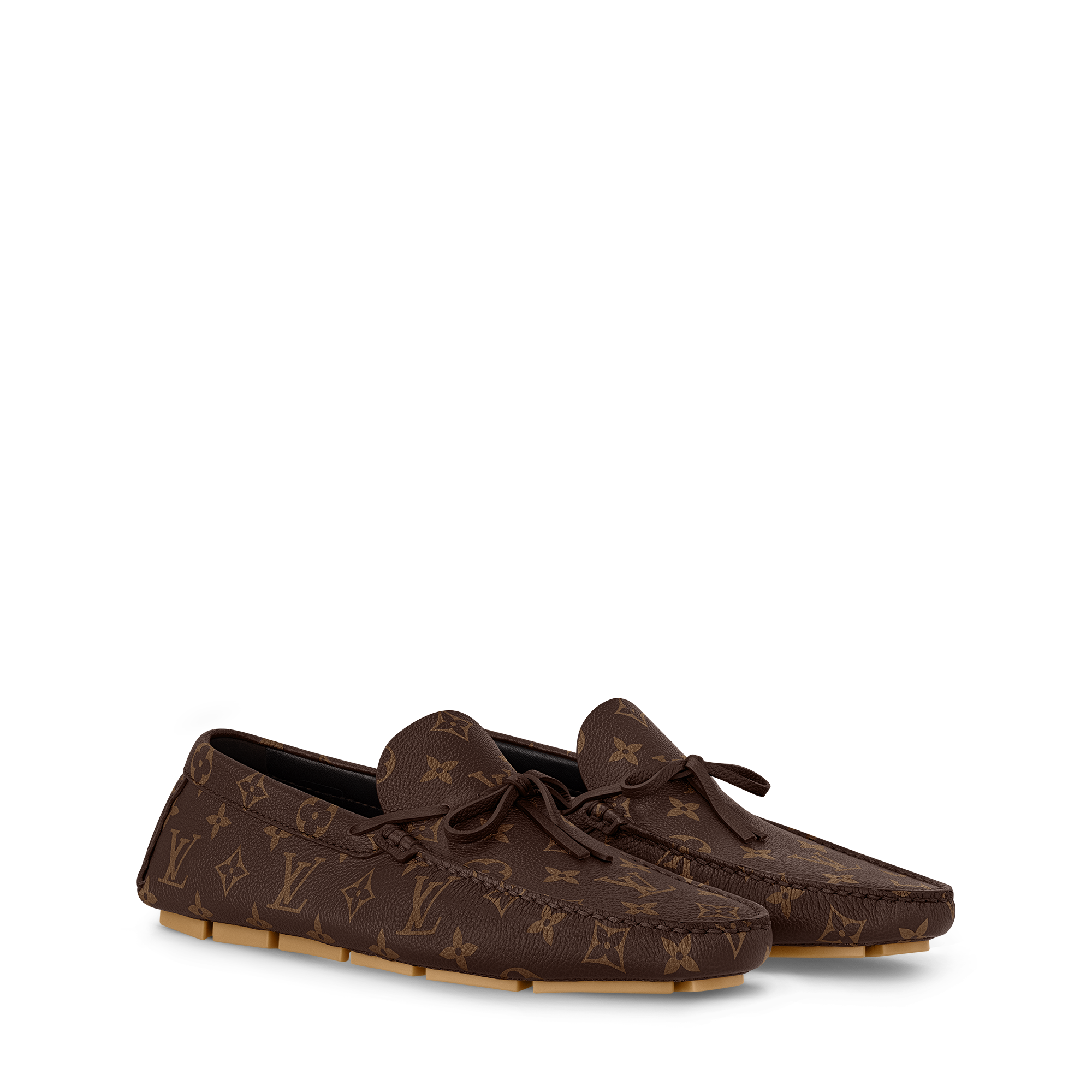 LOUIS VUITTON ブラウンモカシン Mocasín LV Driver - Zapatos 1AD69A | LOUIS VUITTON